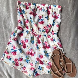 Forever 21 Floral Romper